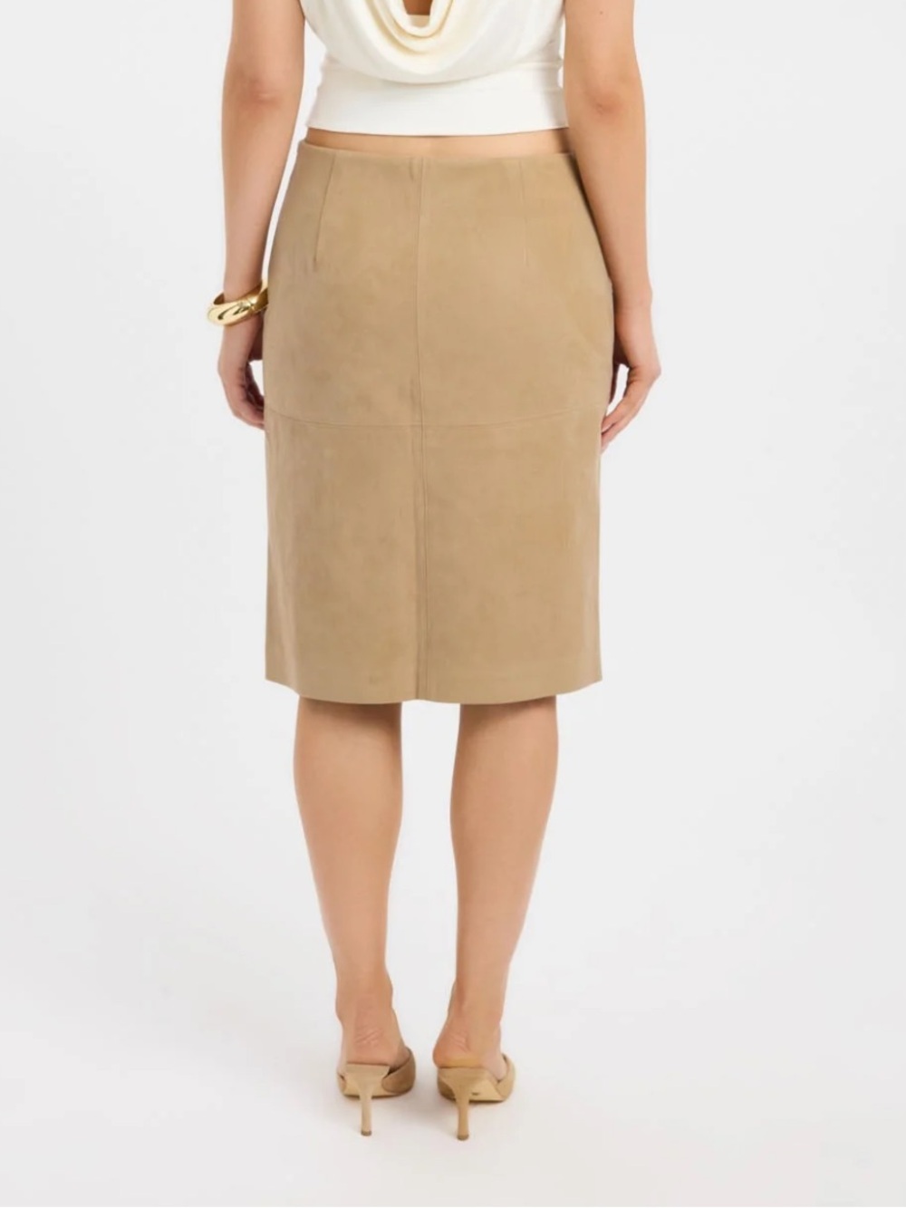 KOOKAI- Dylan Suede Midi Skirt - Picture 2 of 2